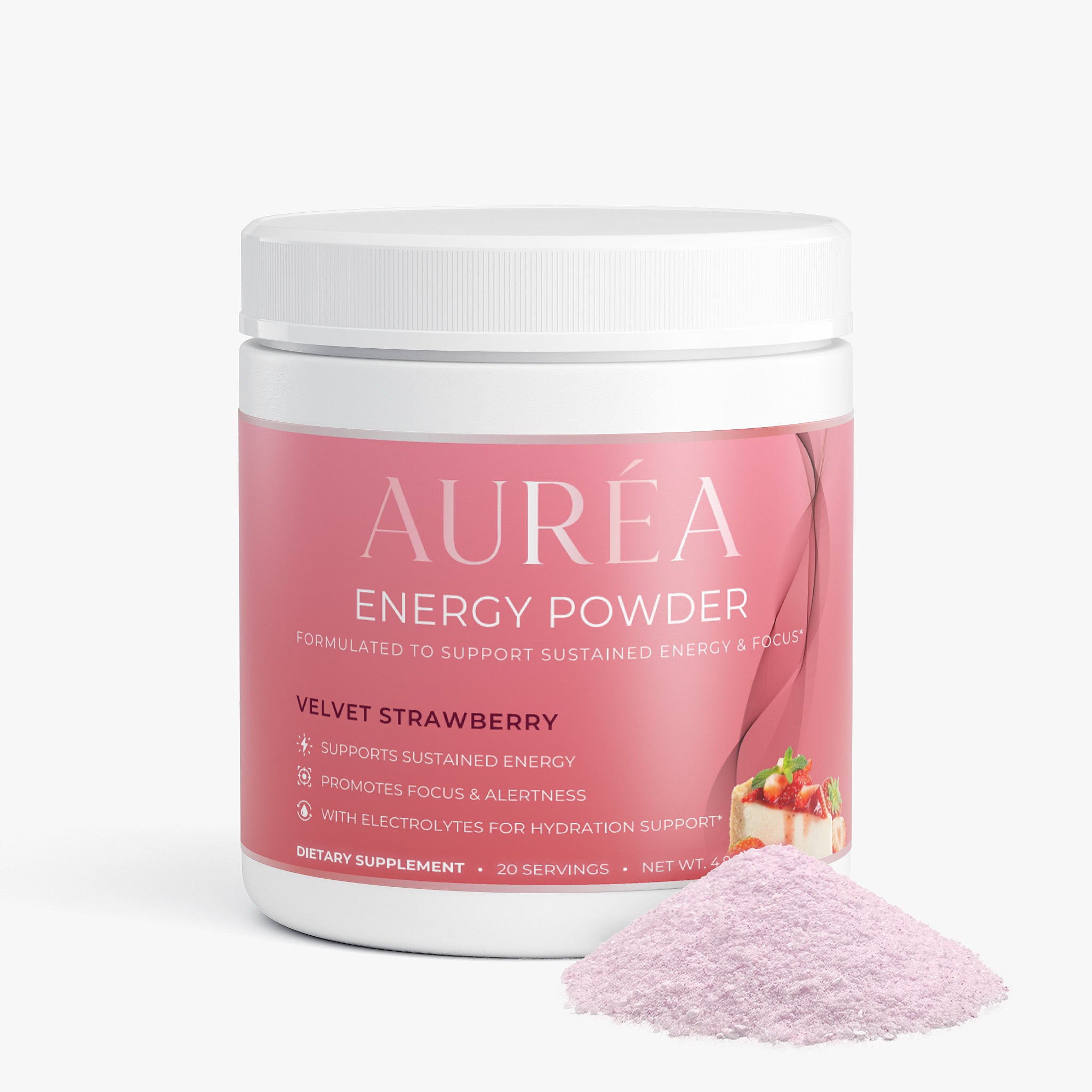 Energy Powder (Strawberry Shortcake)